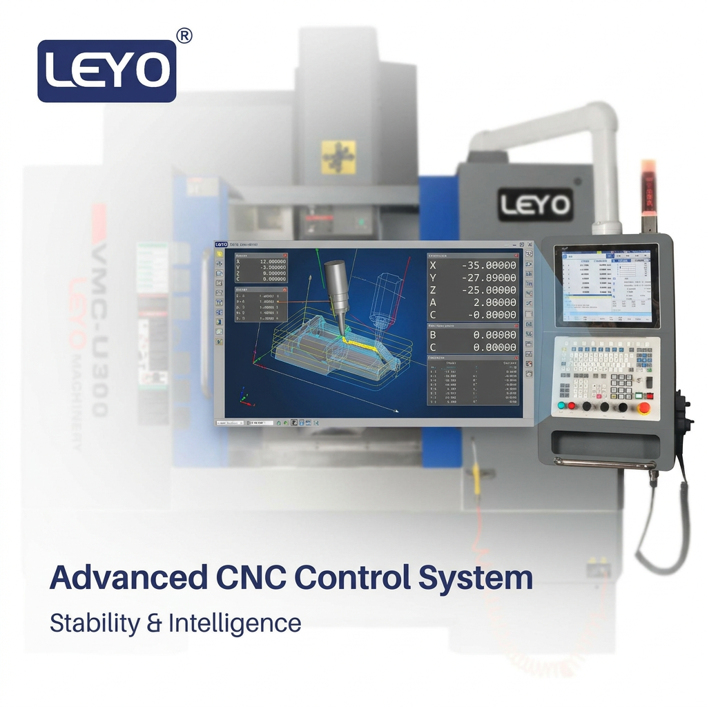 Leyo U300 Five Axis CNC Vertical Machining Center Simultaneous 5 Axis High Precision Machining
